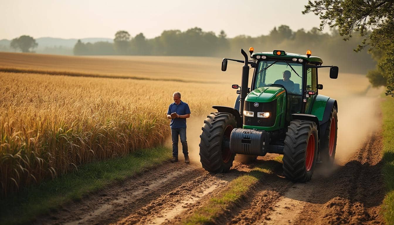 Comment évaluer la capacité de transport de charge sur un tracteur benne ?