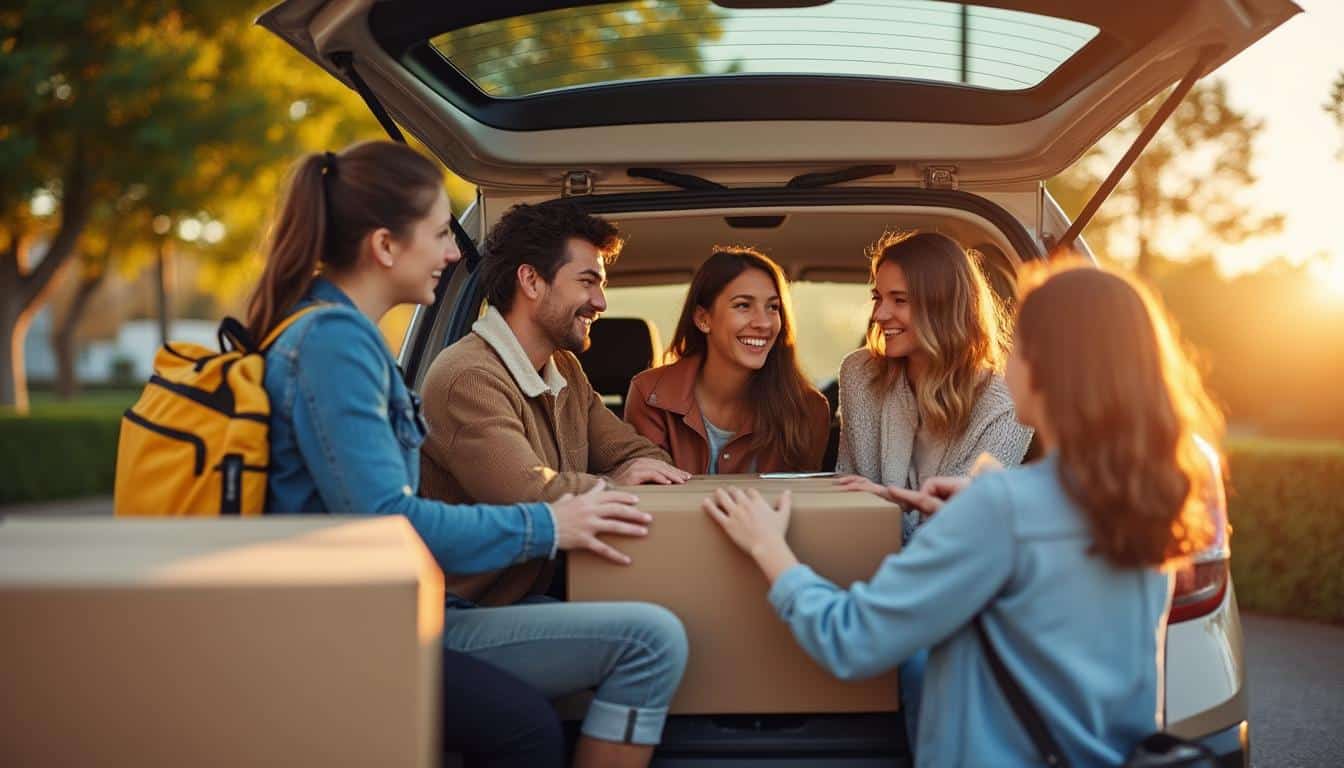 Illustration: Comprendre le système de covoiturage et son rôle dans le transport collaboratif