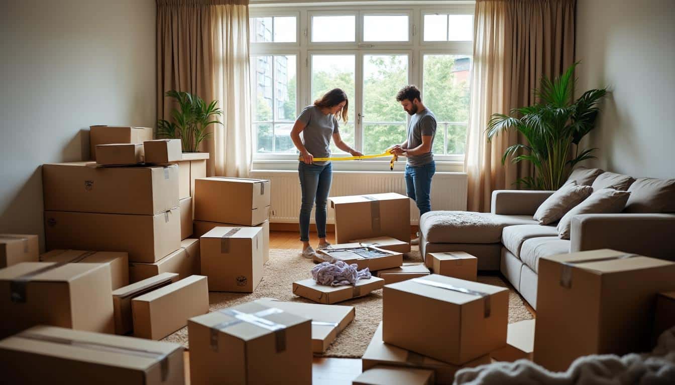 Illustration: Comprendre le volume nécessaire pour un déménagement réussi