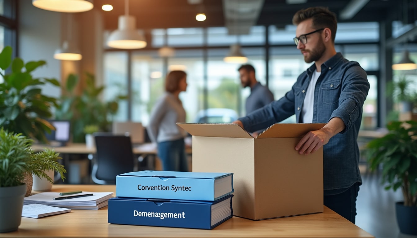 Illustration: Comprendre la convention collective Syntec et son impact sur le déménagement