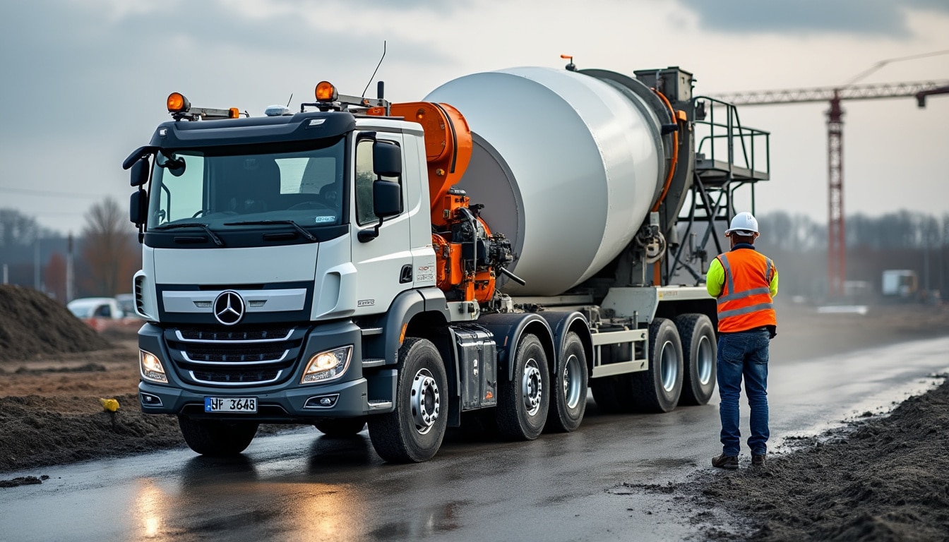 Camion béton toupie : bien choisir pour votre chantier