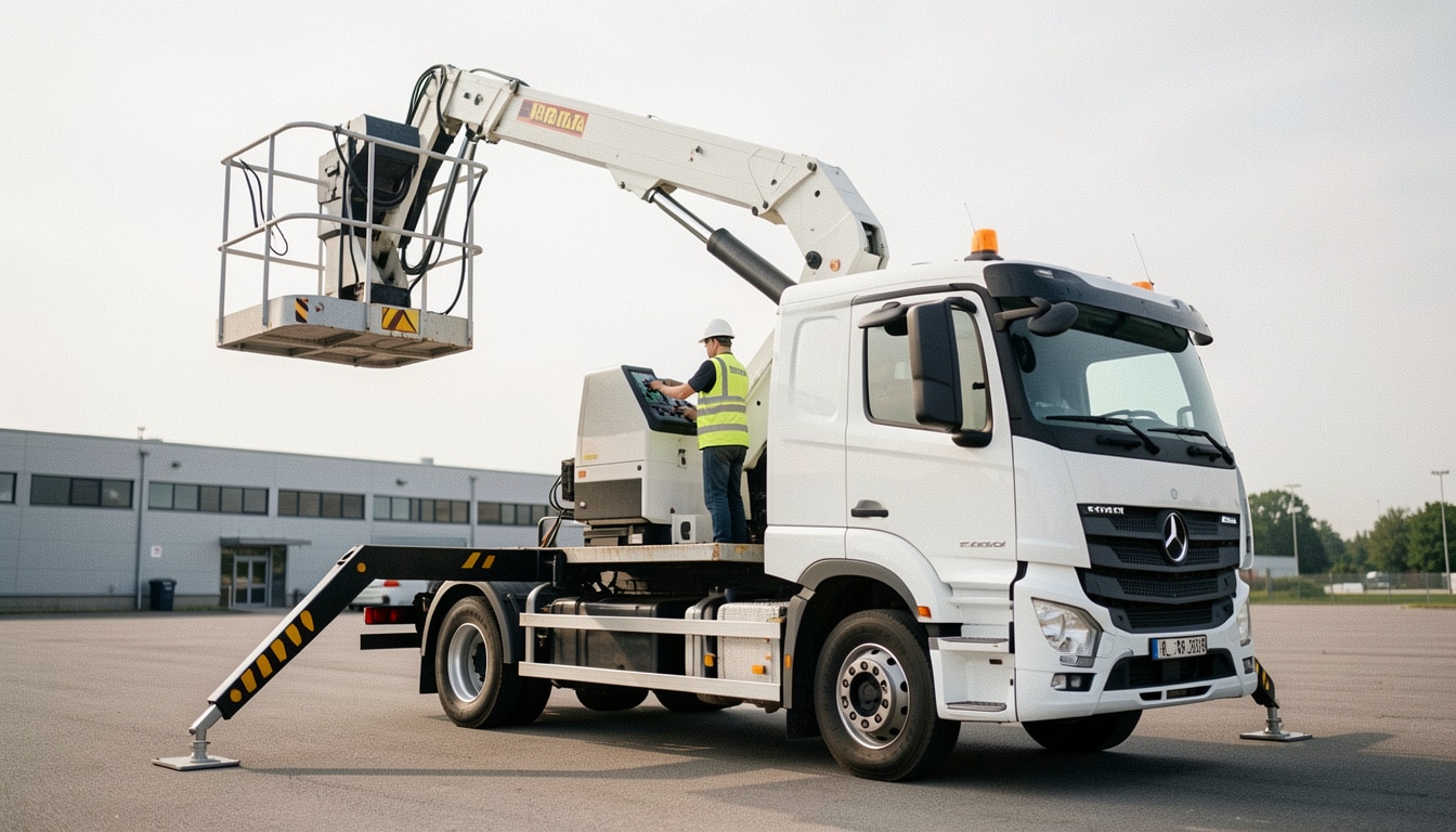 Bien choisir une nacelle élévatrice sur camion