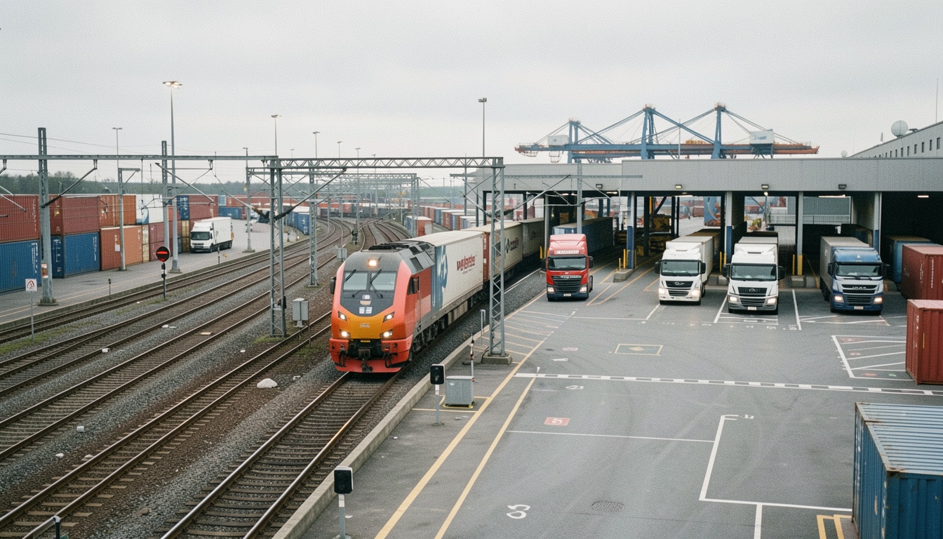 Le fret ferroviaire face au camion et à la logistique