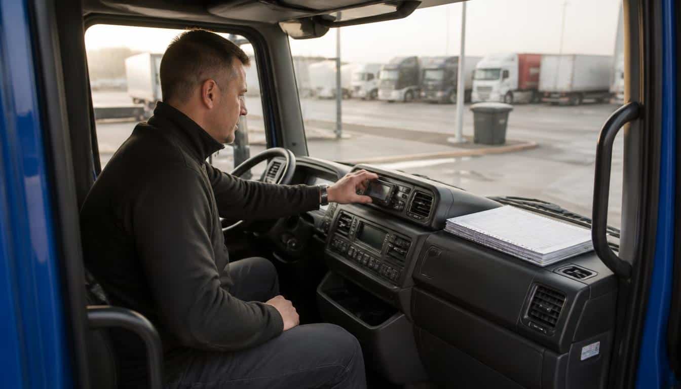 Temps de service journalier d’un chauffeur routier